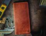 Leather Long Wallet