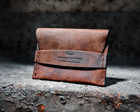 Leather Flap Wallet